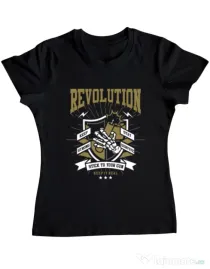Tricou ADLER dama Revolution Negru