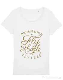 Tricou STANLEY STELLA dama Fly High Alb