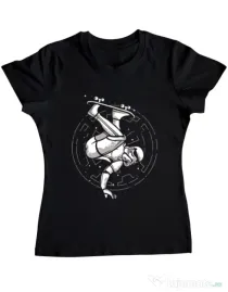 Tricou ADLER dama Skatetrooper Negru