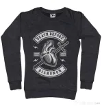 Bluza ADLER dama Death Before Dishonor Negru melanj