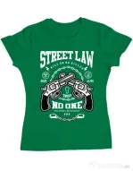Tricou ADLER dama Street Law Verde mediu