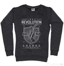 Bluza ADLER dama Street Revolution Negru melanj