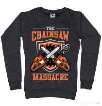 Bluza ADLER dama The Chainsaw Massacre Negru melanj