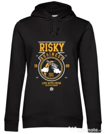 Hoodie dama cu gluga Risky Business Negru