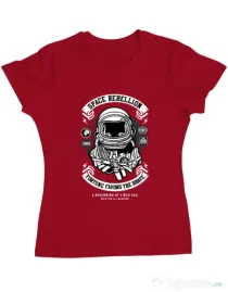 Tricou ADLER dama Space Rebellion Rosu