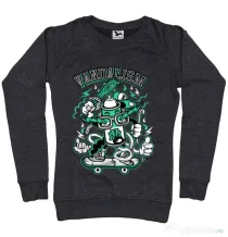 Bluza ADLER dama Vandalism Negru melanj
