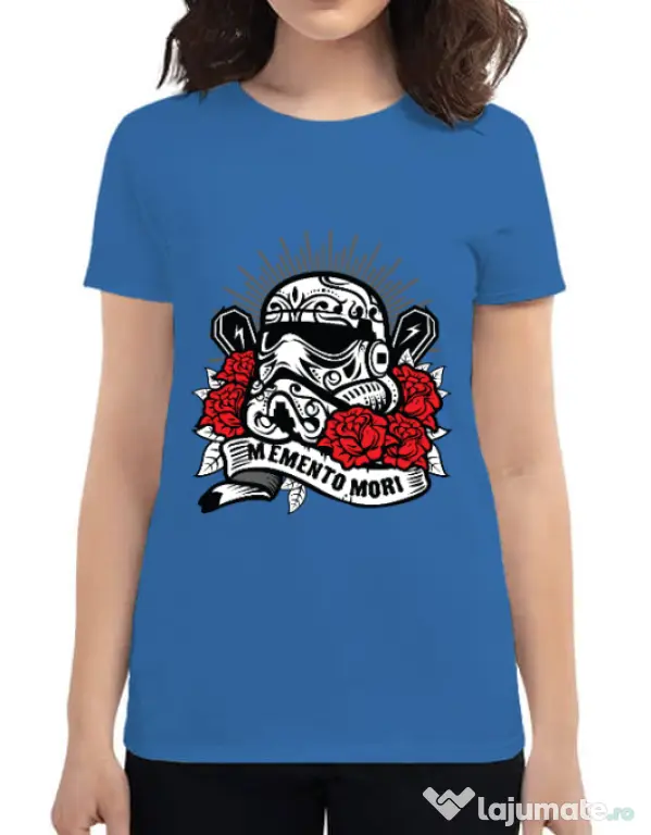 Tricou ADLER dama Dead Trooper Albastru azuriu