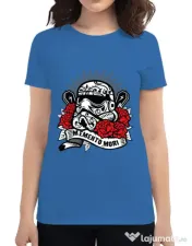 Tricou ADLER dama Dead Trooper Albastru azuriu