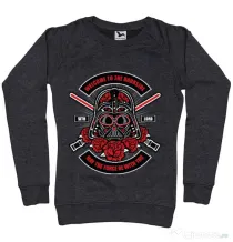 Bluza ADLER dama Darth Vader Sugar Skull Negru melanj