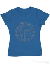 Tricou ADLER dama Bounty Hunter Albastru azuriu