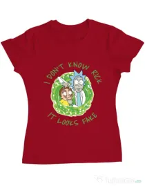 Tricou ADLER dama It looks fake Rosu