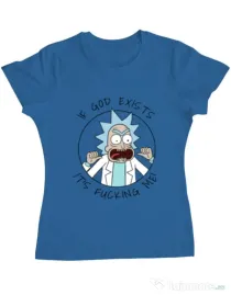 Tricou ADLER dama God Albastru azuriu