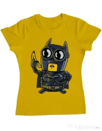 Tricou ADLER dama Bat minion Galben