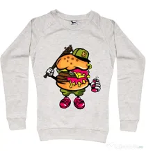 Bluza ADLER dama Bastard burger Migdala melanj