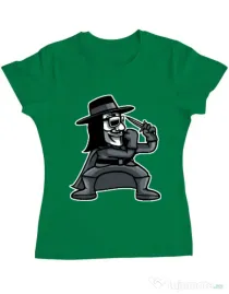Tricou ADLER dama Fighting Vendetta Verde mediu