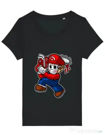 Tricou STANLEY STELLA dama Mario Massacre Negru