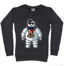 Bluza ADLER dama Stay Dope Negru melanj