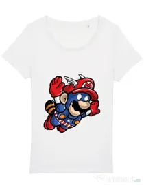 Tricou STANLEY STELLA dama Captain Mario Alb