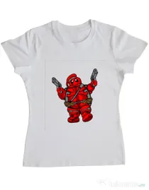 Tricou ADLER dama Marshmallow Merc Alb