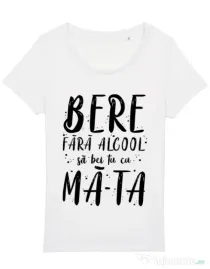 Tricou STANLEY STELLA dama Bere fara alcool Alb