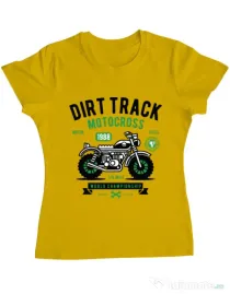 Tricou ADLER dama Dirt Track Galben