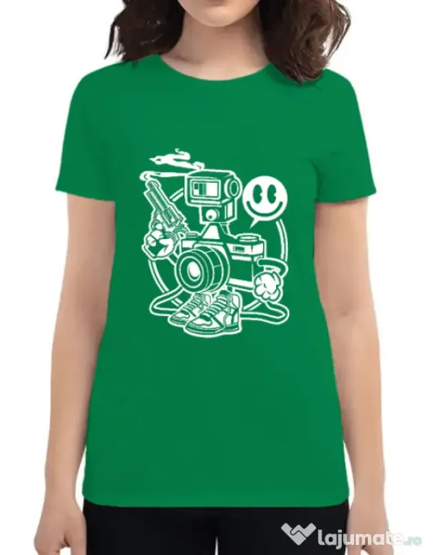 Tricou ADLER dama Shooter Verde mediu