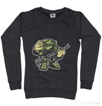 Bluza ADLER dama Soldier Negru melanj
