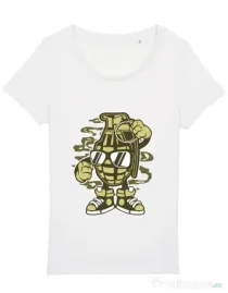 Tricou STANLEY STELLA dama Grenade Alb
