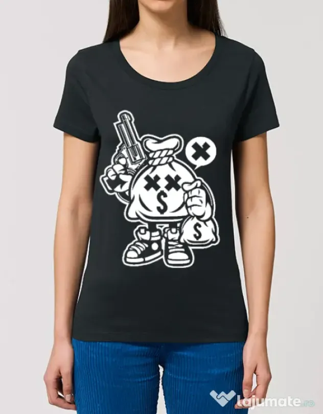 Tricou STANLEY STELLA dama Money Takers Negru