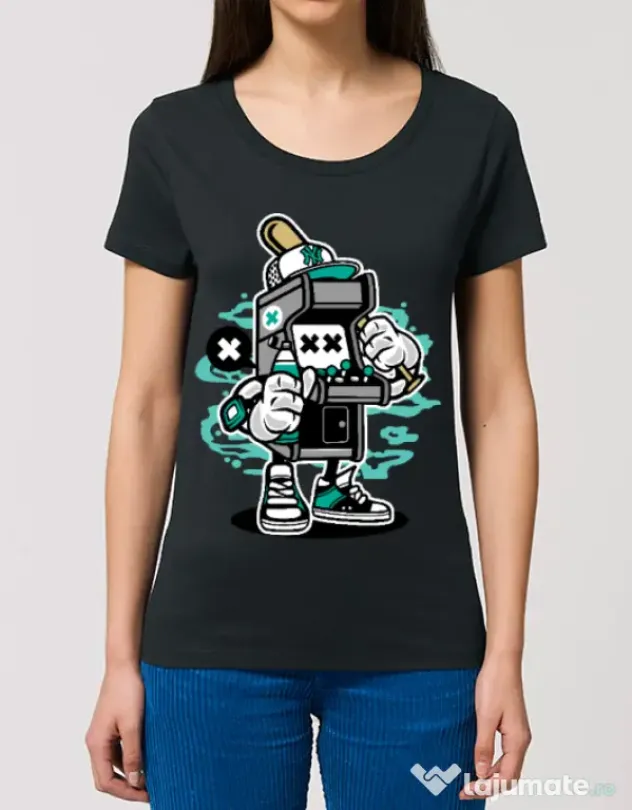 Tricou STANLEY STELLA dama Game On 2 Negru