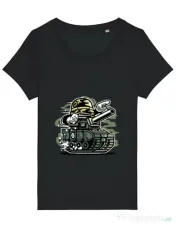 Tricou STANLEY STELLA dama War Tank Negru 
