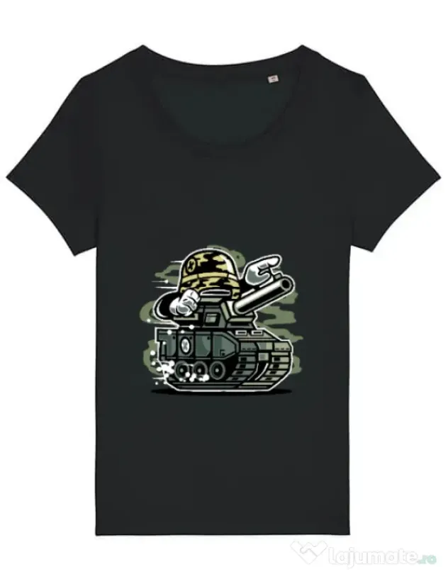 Tricou STANLEY STELLA dama War Tank Negru
