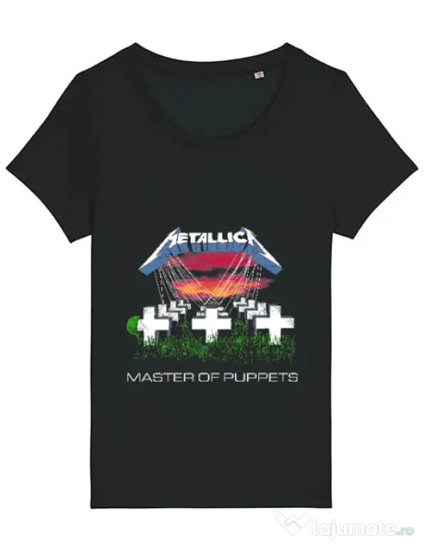 Tricou STANLEY STELLA dama Master of puppets Negru
