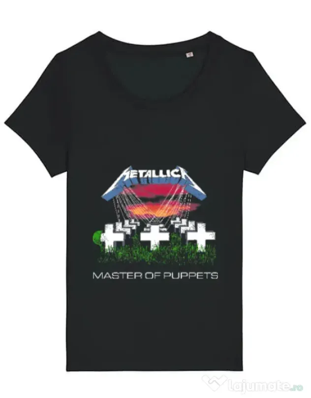 Tricou STANLEY STELLA dama Master of puppets Negru