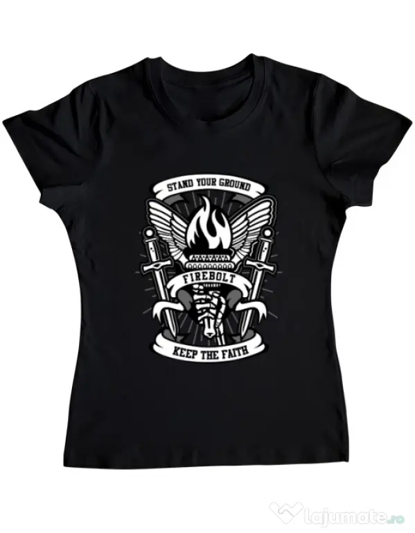 Tricou ADLER dama Torch Negru