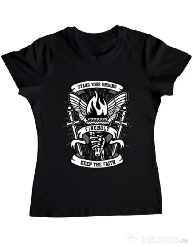 Tricou ADLER dama Torch Negru