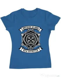 Tricou ADLER dama Keys Albastru azuriu