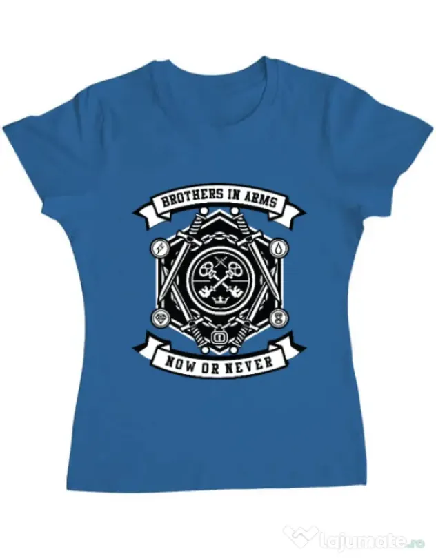 Tricou ADLER dama Keys Albastru azuriu