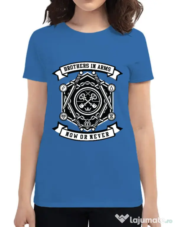 Tricou ADLER dama Keys Albastru azuriu