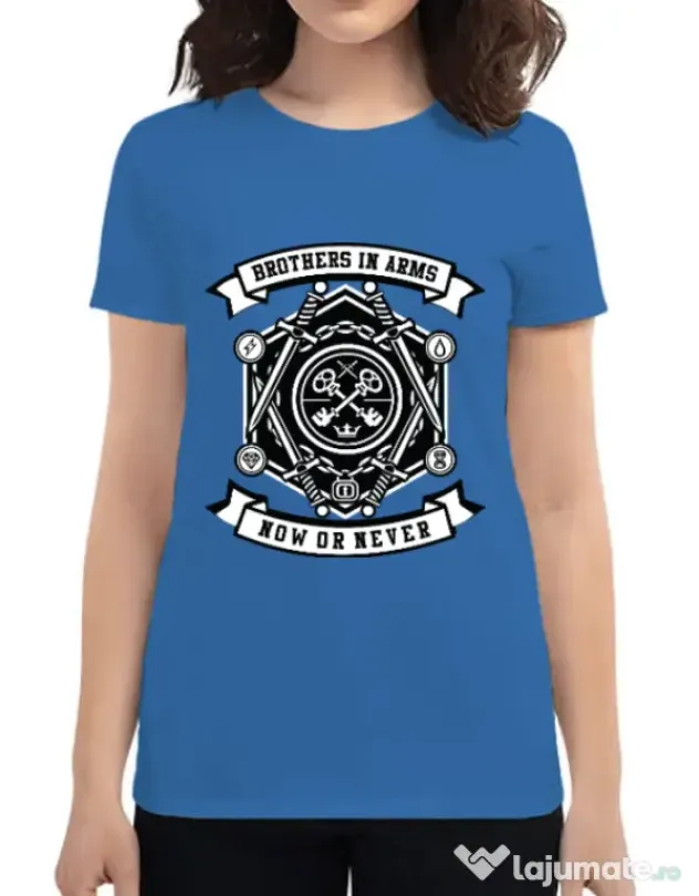 Tricou ADLER dama Keys Albastru azuriu