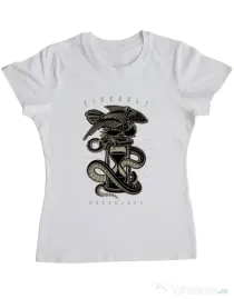 Tricou ADLER dama Hourglass Alb