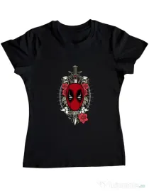 Tricou ADLER dama Hard To Kill Negru