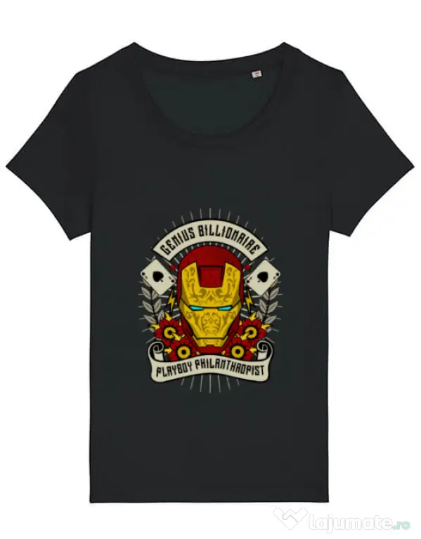 Tricou STANLEY STELLA dama Genius Billionaire Negru