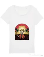 Tricou STANLEY STELLA dama Welcome to My Paradise Alb