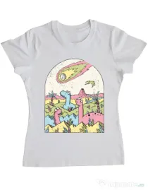 Tricou ADLER dama Asteroid Alb