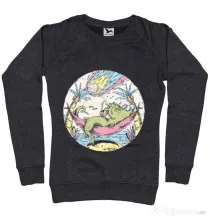 Bluza ADLER dama Asteroid Day Negru melanj