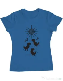 Tricou ADLER dama Dance Albastru azuriu