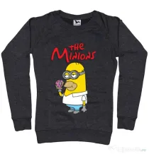 Bluza ADLER dama The Minions Negru melanj