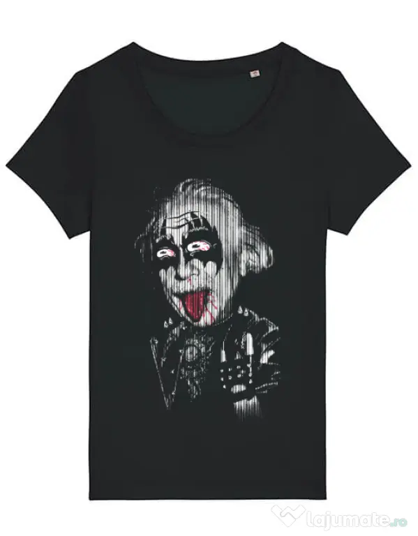 Tricou STANLEY STELLA dama Albert Rockeinstein Negru