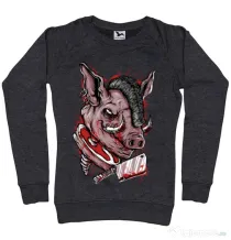 Bluza ADLER dama Pig Saw Negru melanj